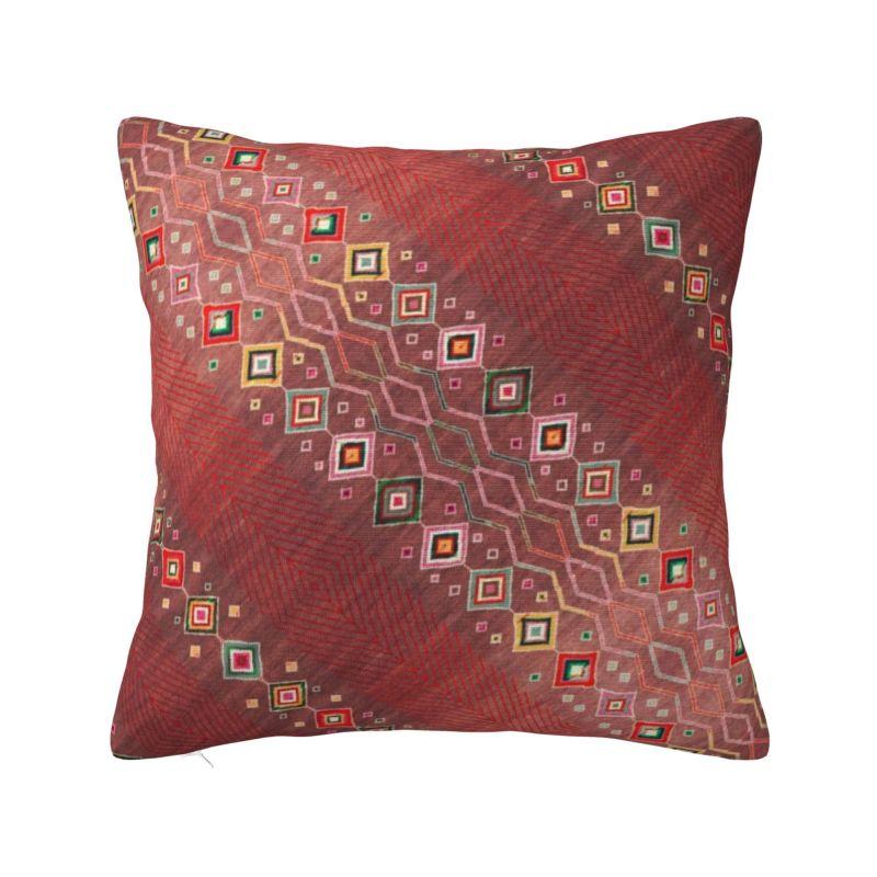 Custom Oriental Traditional Moroccan Turkish Style Pillow Decoration Luxury Bohemian Cushion Decoration Salon Square Pillowcase