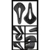 Comfortable Bicycles Cushion PU Leather Bike Saddles Seat Pad Shockproof Bike Cushion for Mountain Exercise Bike