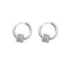 Korean Trendy Multi-Wear Diamond-Studded Dangle & Ear Cuff Earrings for Women