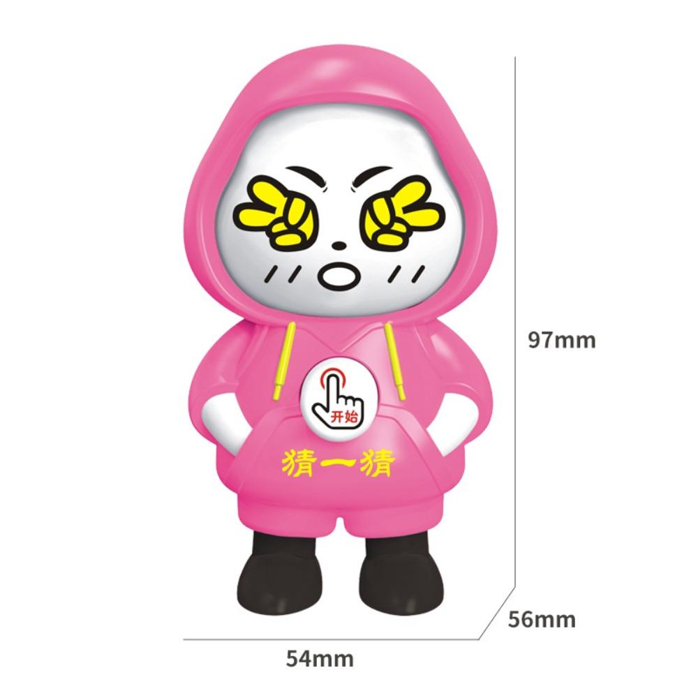 

Reduce Stress Face Changing Doll Keychain DIY Face Changing Doll Pendant Face Changing Press Toy рожевий