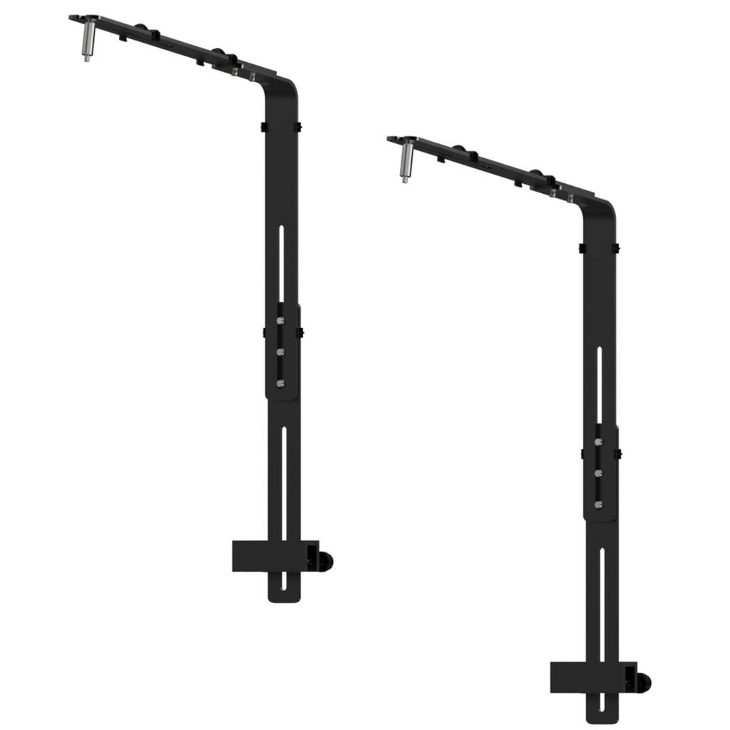 2x Adjustable Aquarium Light Mounting Bracket Stable Hanging Fixture Light Clamp For FishTank Lighting Support