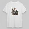 Men's Soft Classic T-Shirt Steampunk Rabbit 100% Cotton Plus Size Tops