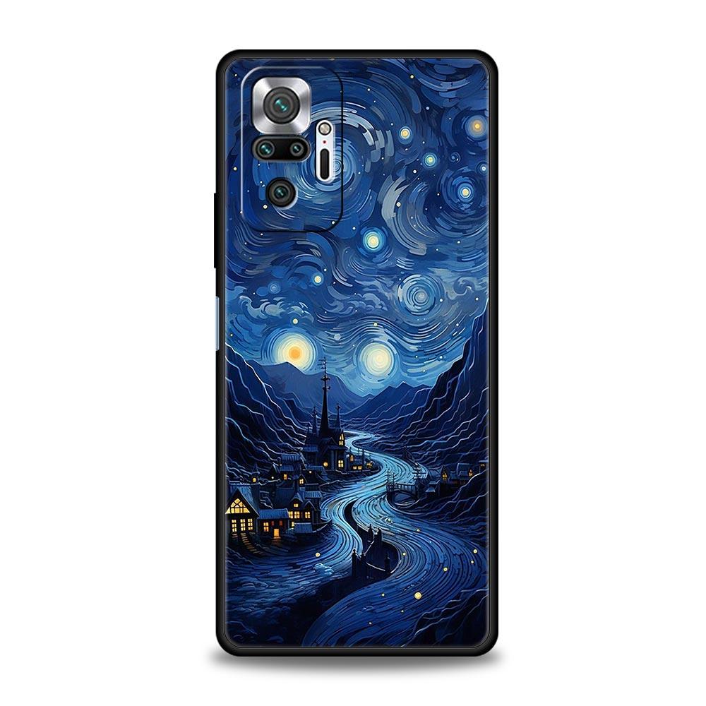 Phone Case For Xiaomi Redmi Note 14 13 12 5G 11 10 Pro Plus 4G 9S 9 14C 13C 12C 10C 9C 9A Soft TPU Cover Landscape Art
