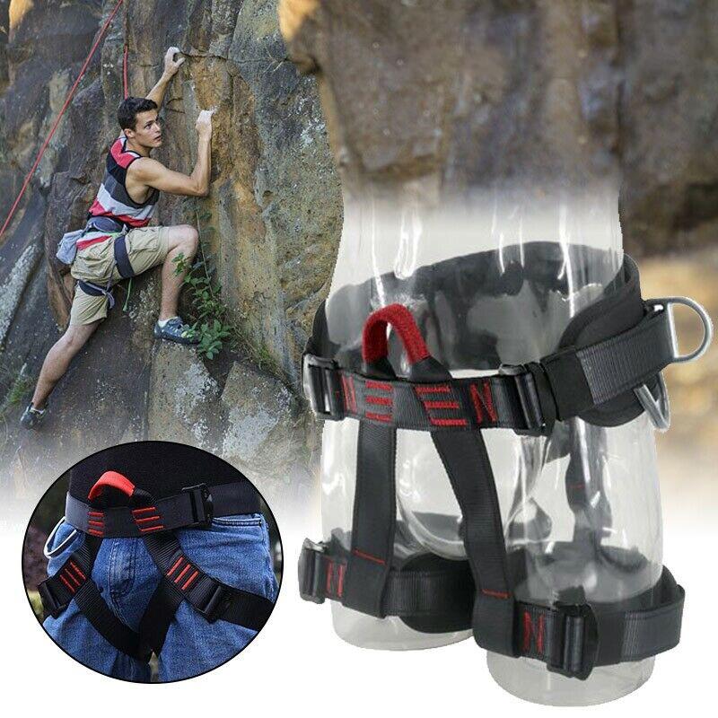 Outdoor Heavy Duty Tree Climbing Rappelling Belt Rigging Rock Harness Safety