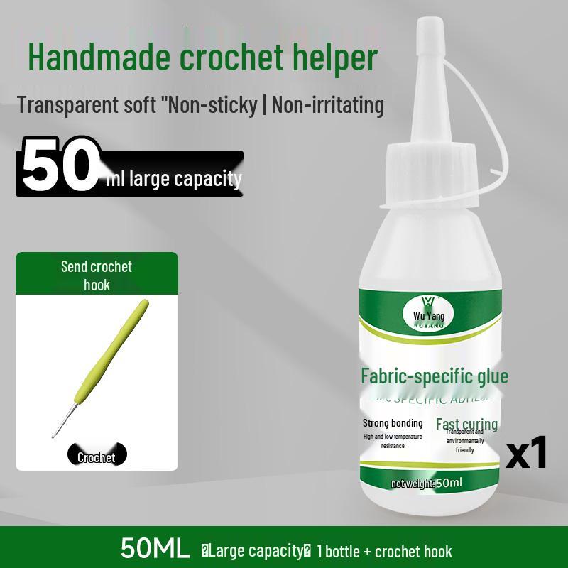 Super Sticky Quick-Drying Fabric Glue for Handmade Dolls and Eyes