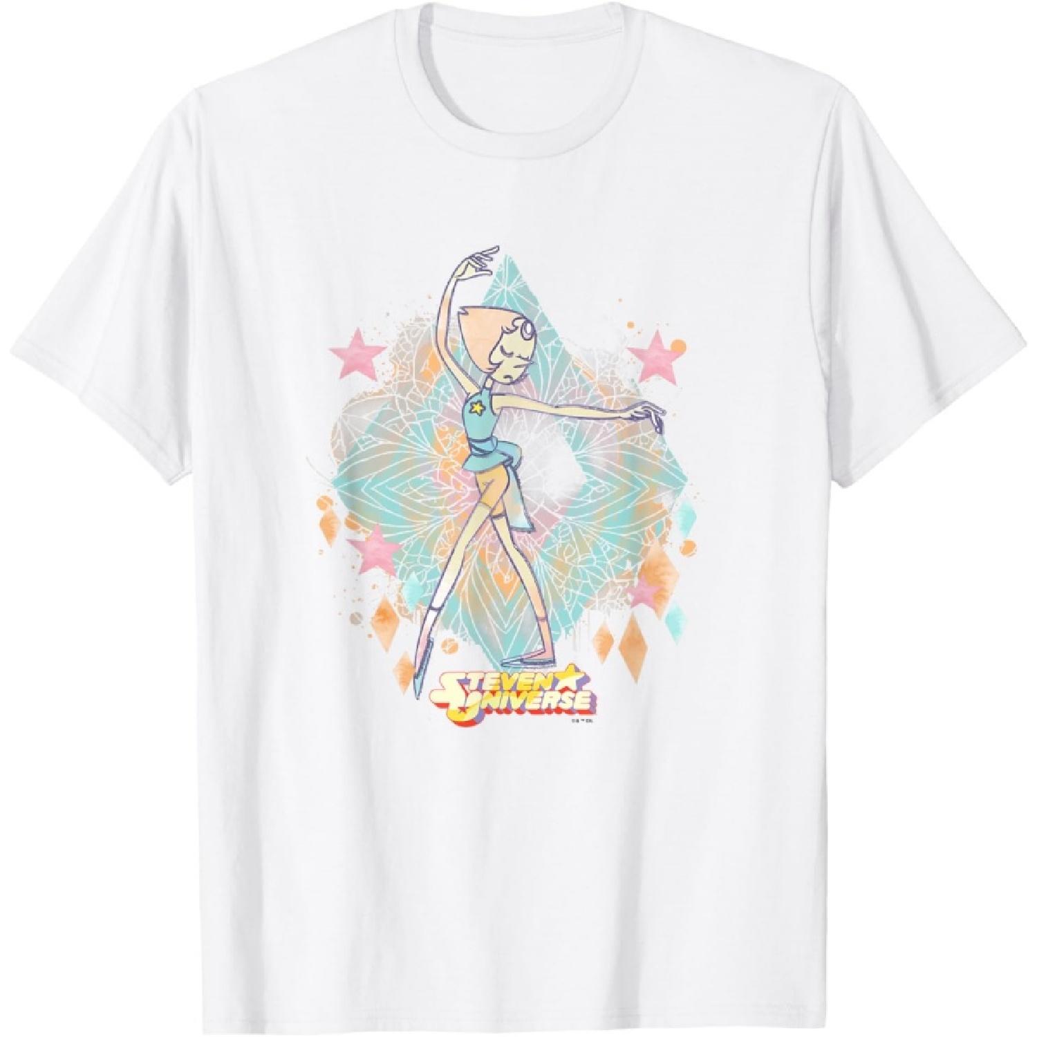 Стивен Юниверс Жемчуг Эскиз Акварель Выцветшая Футболка S