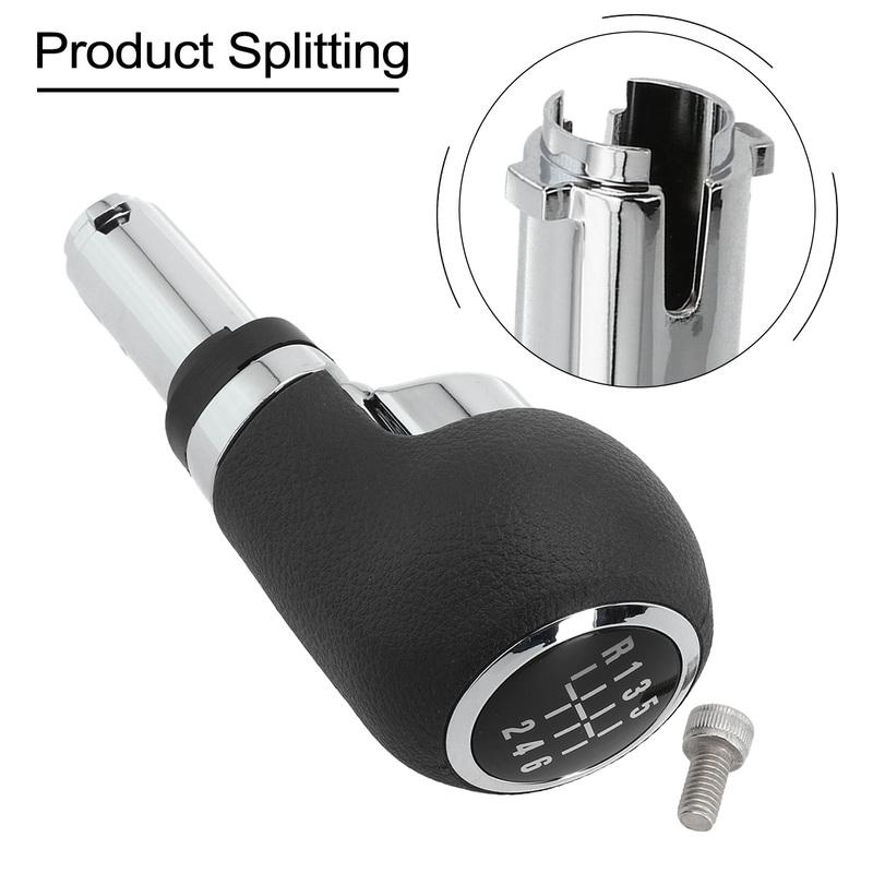 6-speed Shift Knob Plastic Black Manual Shift Lever Shift Knob Ball For Chevrolet For Trax 2011- Interior Parts