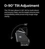 Godox TTL Hot Shoe Riser for iT30Pro F iT20 F iM22 iM20 iM30 Angle 30mm Height for Fuji Supports Direct Flash and Bounce Flash TR-F Compatible, 0-90°