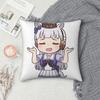 Decorative Pillow Covers Gold Ship Meme Chibi From Uma Musume Pretty Derby Merch Home Throw Pillow Case Cover Square Multi Size