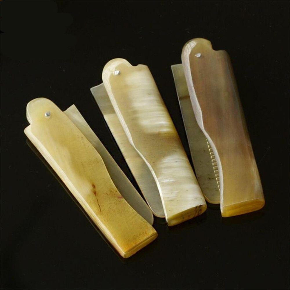 Beauty Tool Hair Styling Tool Portable Foldable Yak Horn Comb Massage Comb Hair Care Tool