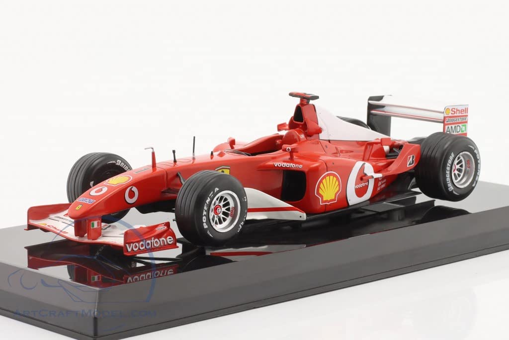 F1 Michael Schumacher Miniautíčko Ferrari F2002 Mistr světa Blistrové balení Položka 1/24 [Použité]