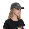 Gorra de camionero de algodón clásica de moda arcoíris colorido acuarela, gorra de vaquero de papá de verano, gorras de baloncesto para ocio al aire libre
