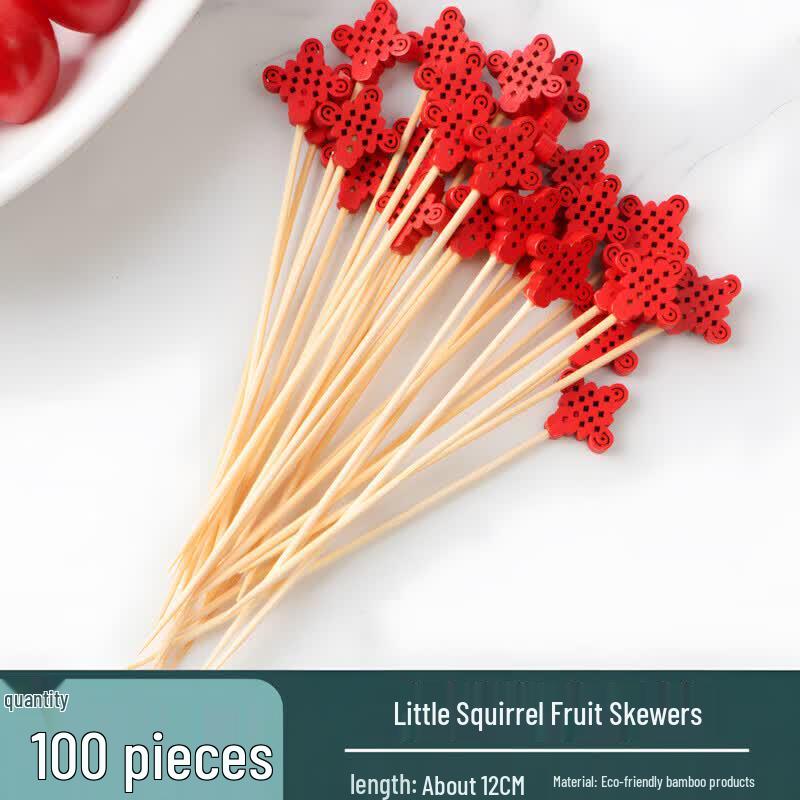 Disposable Bamboo Fruit & Cocktail Skewers