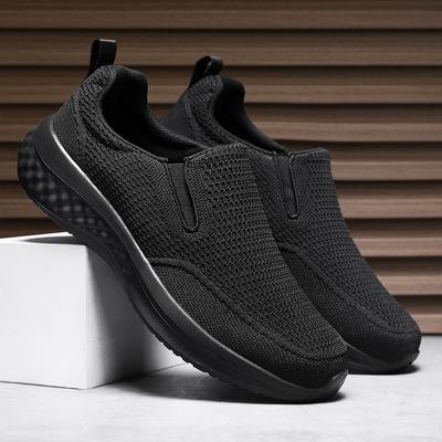 Summer Men Shoes Mesh Shoes for Men with Hollowed Out Summer Soft Sole Shoes Shallow Mouth Lightweight Breathable Sneakers Men