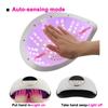 Large Nail Dryer Doube Hands Use,69 Leds UV Nail Lamps for Gel Polish Curing, Manicure Machine High Power Nail Art Equipment