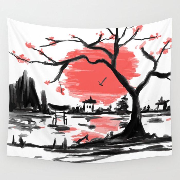 Studio Ghibli Winds Up Anime Landscape Wall Tapestry Cover Beach Towel Blanket Picnic Yoga Mat Home Decor Hanging