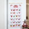Calendar Advent with Pockets 24-Day Fillable Wall Decor Hangable Fabric Calendar with Pockets for Classroom Kindergarten Bedroom