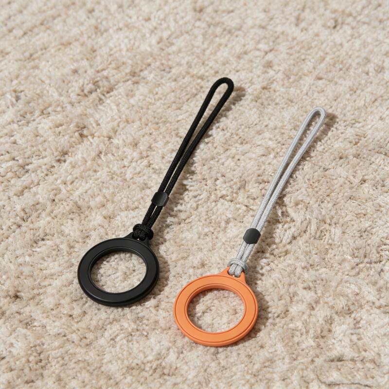2pcs Magnetic Cell Phone Lanyard With Strap Fashion Protective Cover Anti-Lost Keychain Case