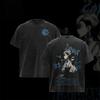 Rudo Cool Print T-shirt Gachiakuta Anime Clothing Men Women Casual Cotton Tshirts Vintage Washed Tee Harajuku Oversized T Shirt