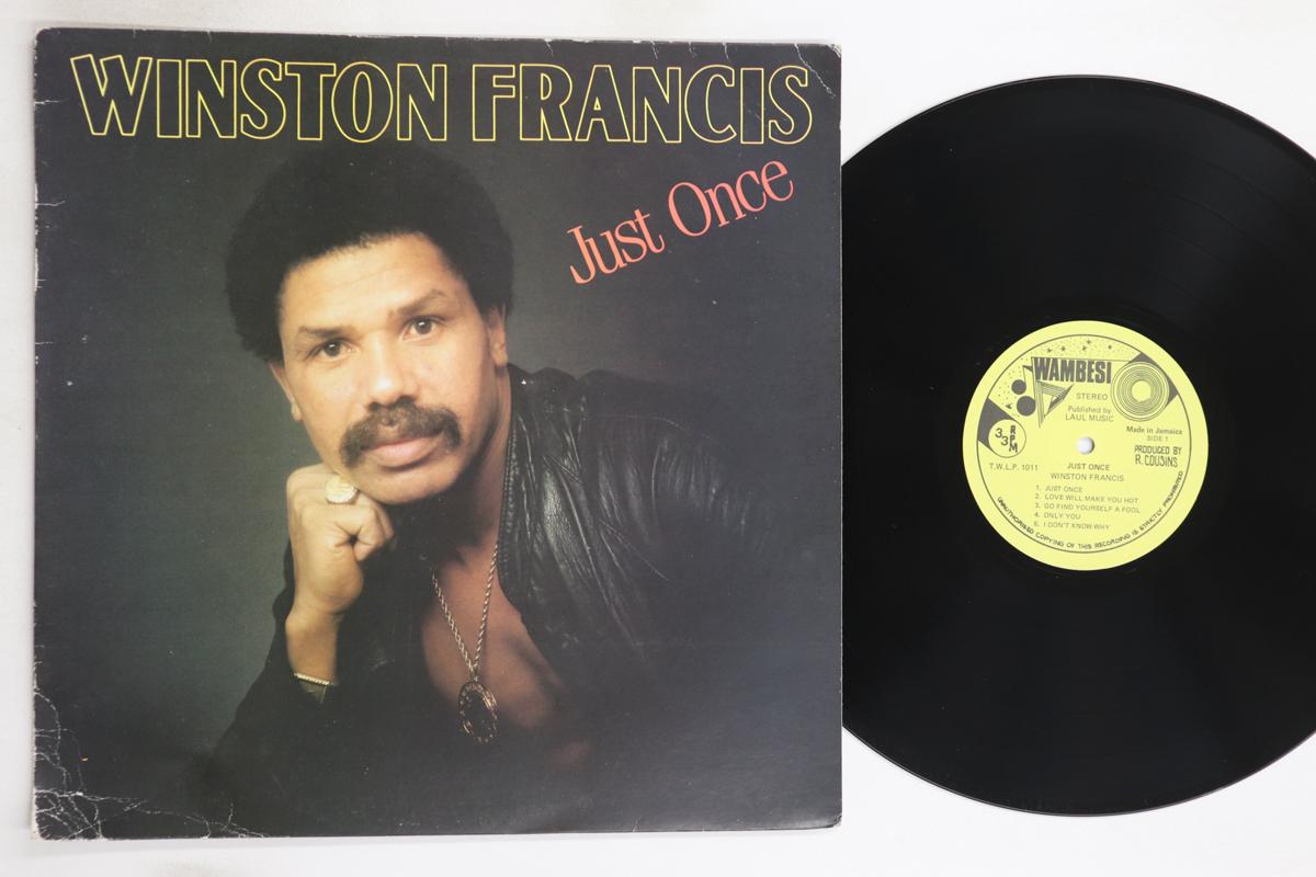 

LP Record WINSTON FRANCIS - Just Once TWLP1011 Tamoki Wambesi 1983 UK Reggae, Ska & Dub Used