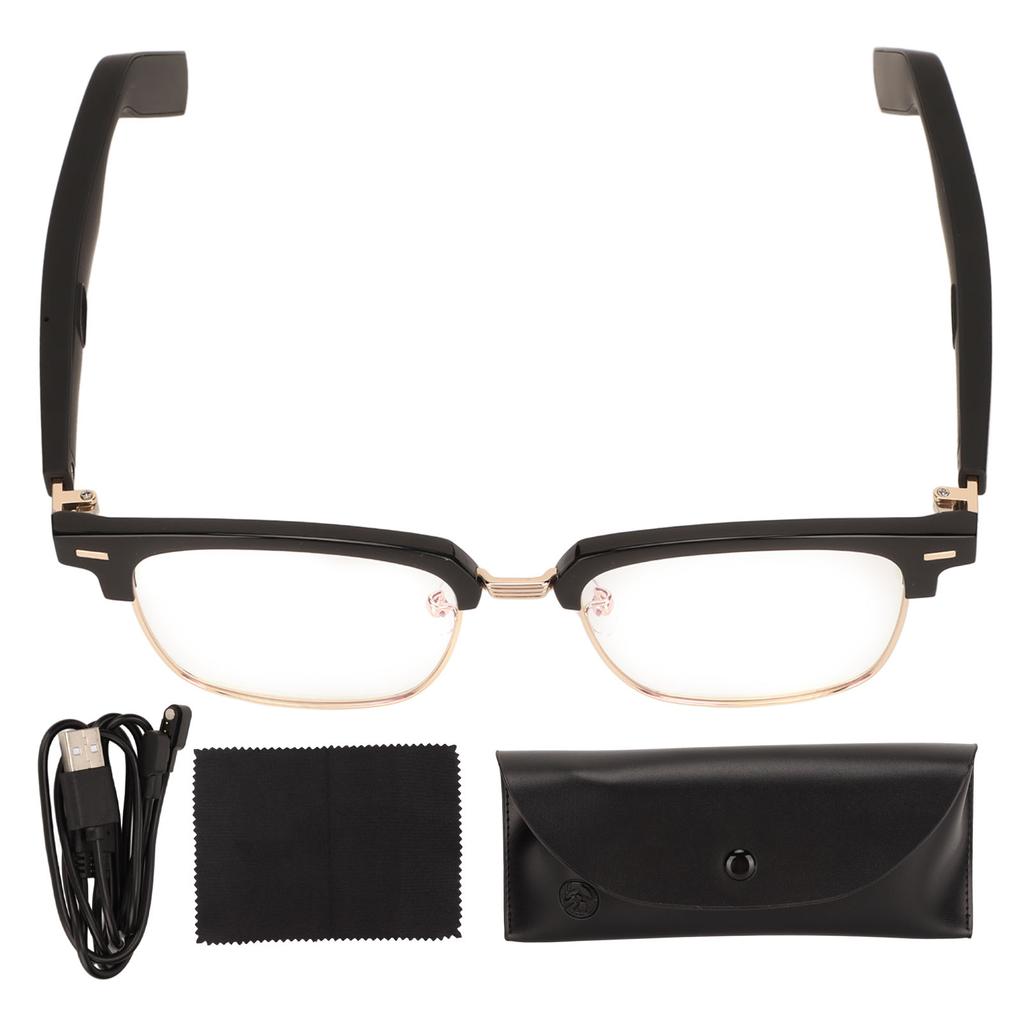 Audio Sunglasses Black Smart Bluetooth Polarized Sunglasses With Open Ear Speaker for Driving