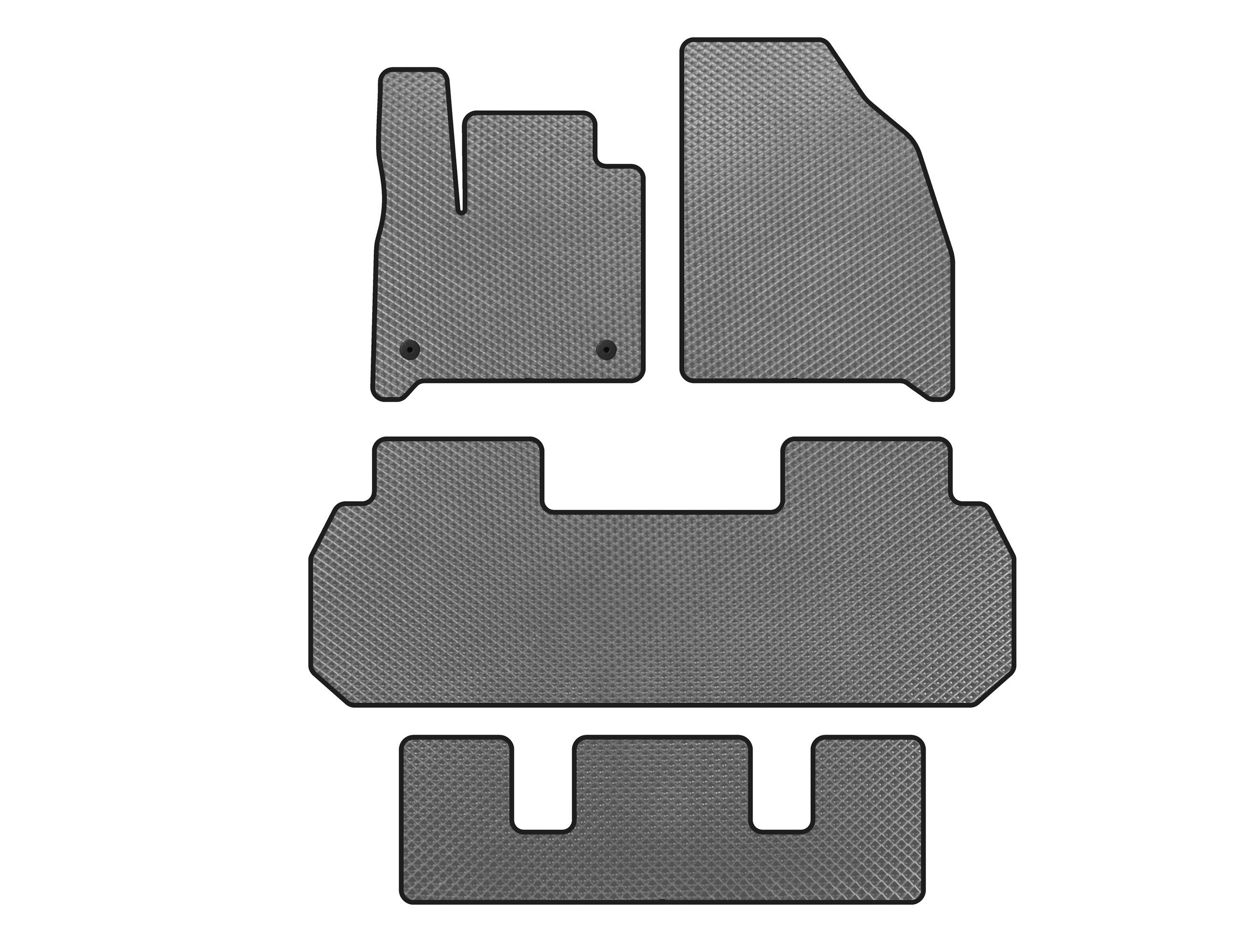 

EVA mats (3 rows, Gray) for Chevrolet Traverse 2017- гг