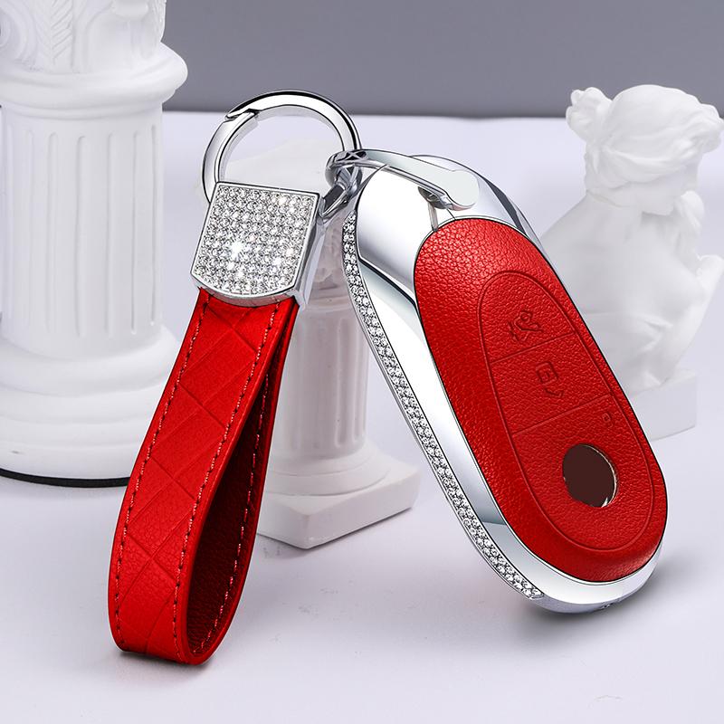Luxury Diamond Car Remote Key Fob Case Key Cover For Mercedes Benz  C Class S Class W223 S350 S400 S450 S500 C200 C260