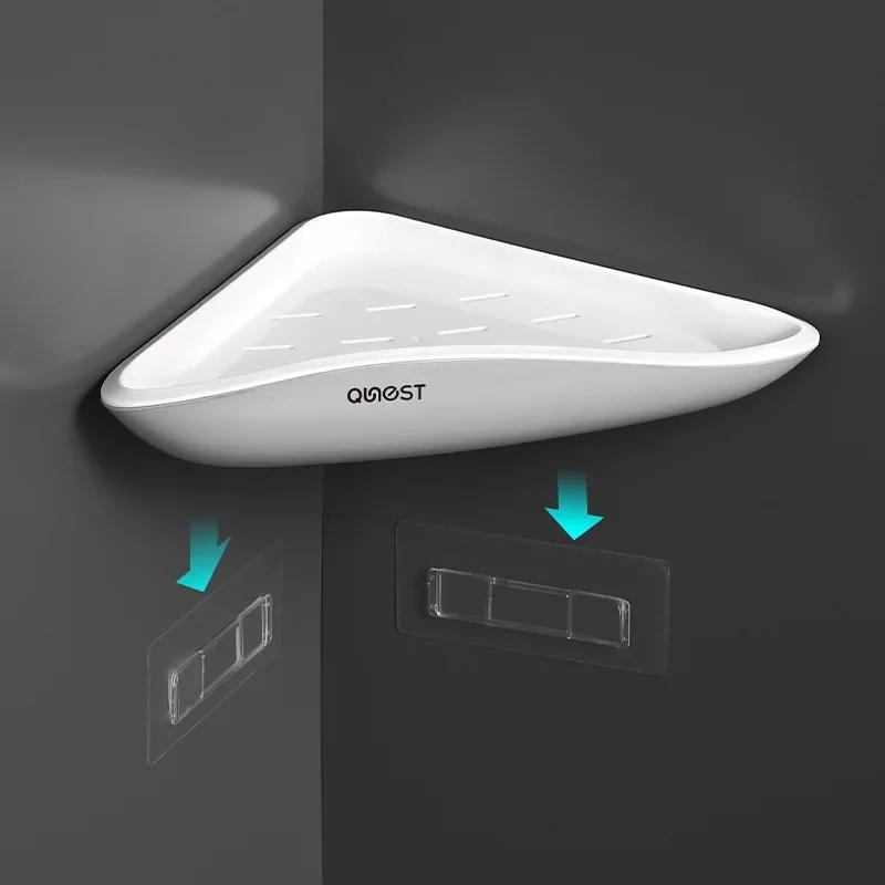 Shower Organizer Corner Shelf, Bathroom Shelves on Wall, Plastic Bathroom Organizer and Storage, Bathroom Rack Storage Shelf