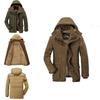 Herren Premium Qualität Warme Jacke Militärparka Pelzgefüttert Langer Mantel Mit Kapuze Wintermantel