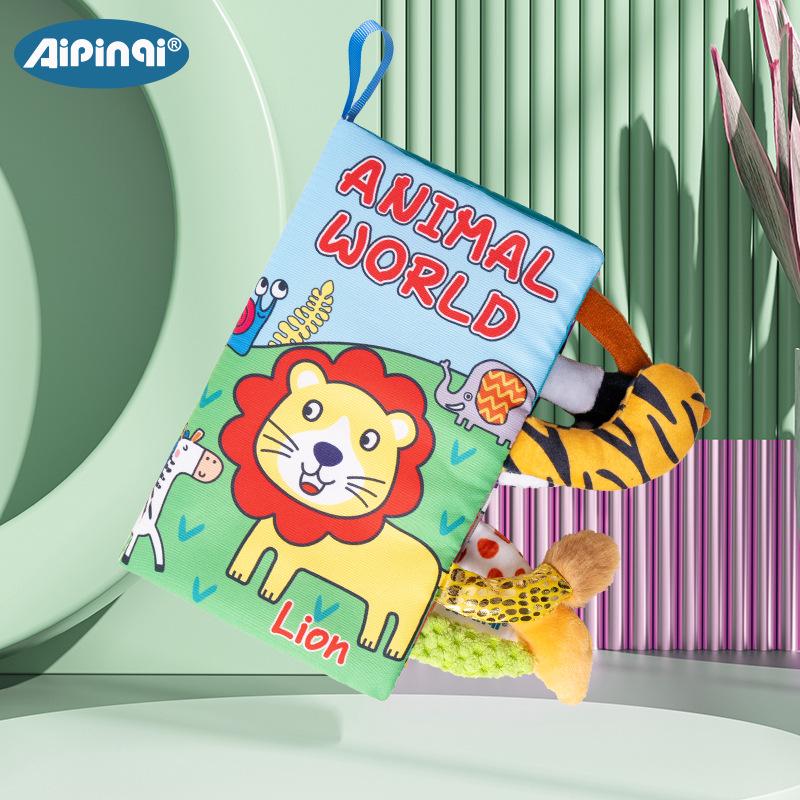 

3D Baby Cloth Book: Sound & Sensory Toy for Early Education