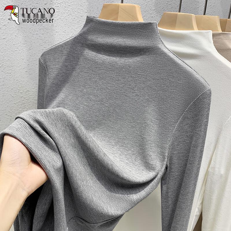 Woodpecker Women s Half-High Collar Long-Sleeve Knit Top S