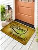 1pc Entrance Doormat, Dirt Resistant Door Mat, Room Decor, Indoor Outdoor Entrance Mat, Non-Slip Area Mat, Bathroom Mat Carpet