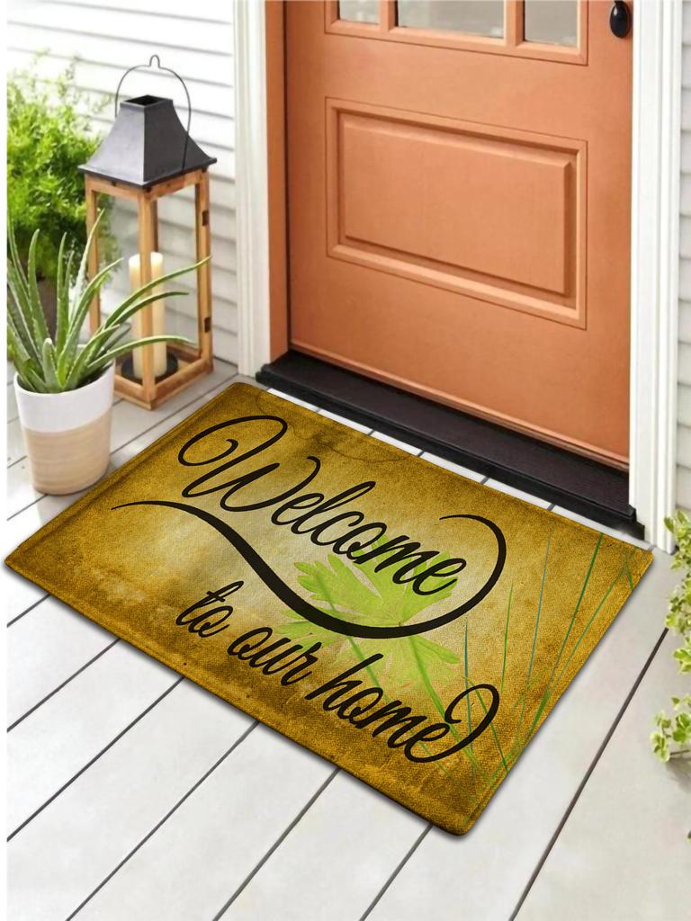 1pc Entrance Doormat, Dirt Resistant Door Mat, Room Decor, Indoor Outdoor Entrance Mat, Non-Slip Area Mat, Bathroom Mat Carpet