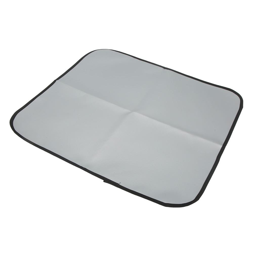 Grey Flame Retardant Rug Filleted Corner Camping Protection Rug Picnic Fire Blanket  Camping Use