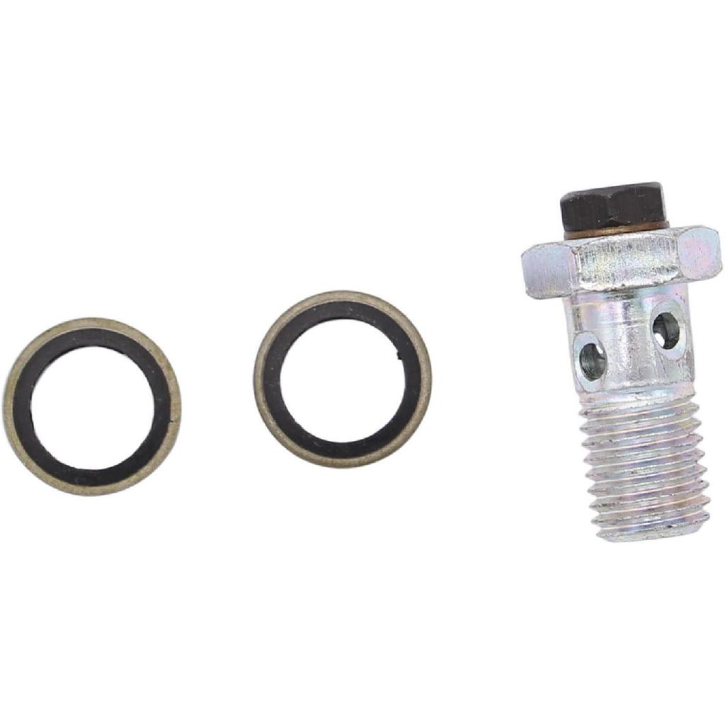 Hconcet New Fuel Filter Joint Tube Connector Banjo Bolt Compatible with Dodge Ram 2500 3500 Ford LN7000 5.9L Cummins 12V 3911446 3903216 3905860