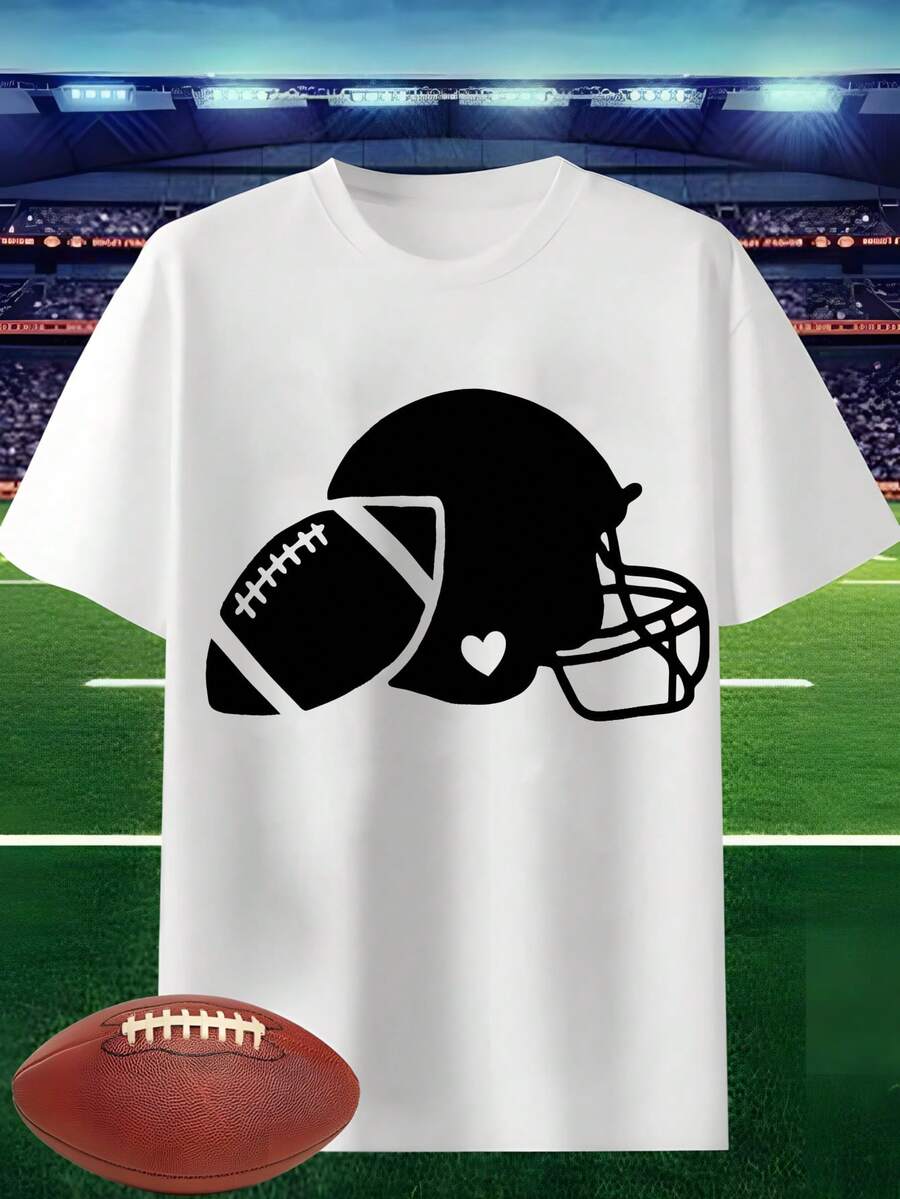 

Football Helmet Graphic Unisex T-Shirt S