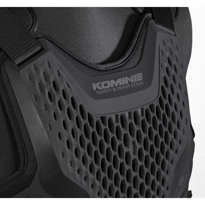 Komine Bike Protector Air Through CE Level 2 Body Armor Fit Black Free SK-828 12998 Protector CE Standard Level 2 Free Size