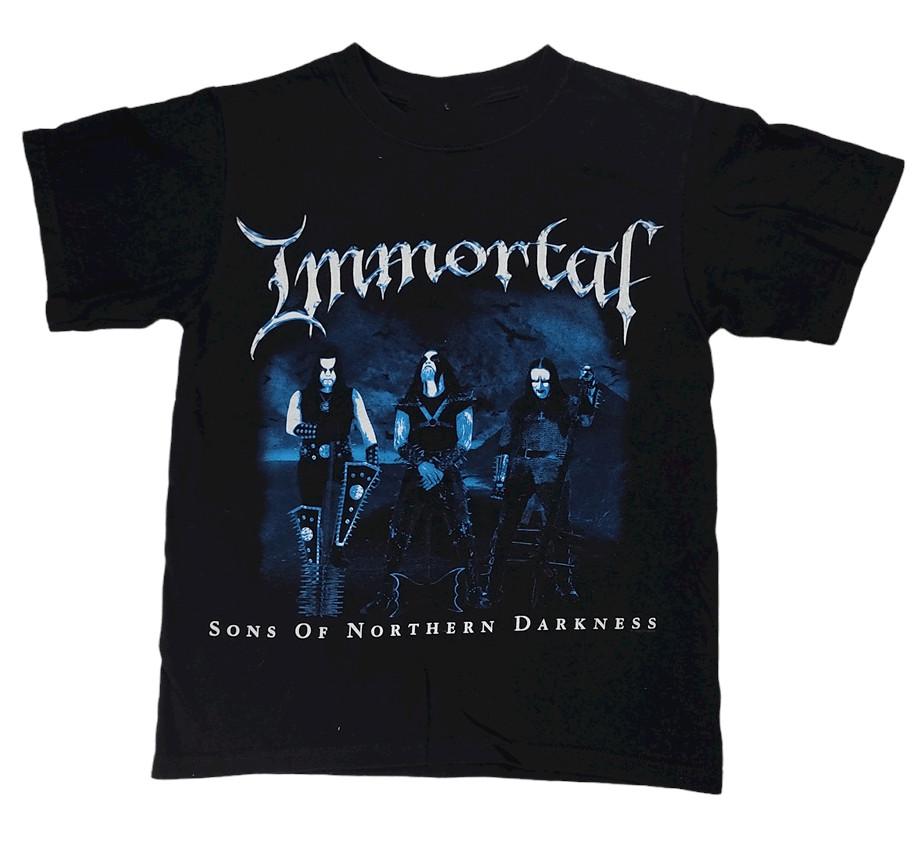 Vintage Immortal band Sons of Northern Darkness Tshirt Black Tee S5Xl Unisex T-Shirt L