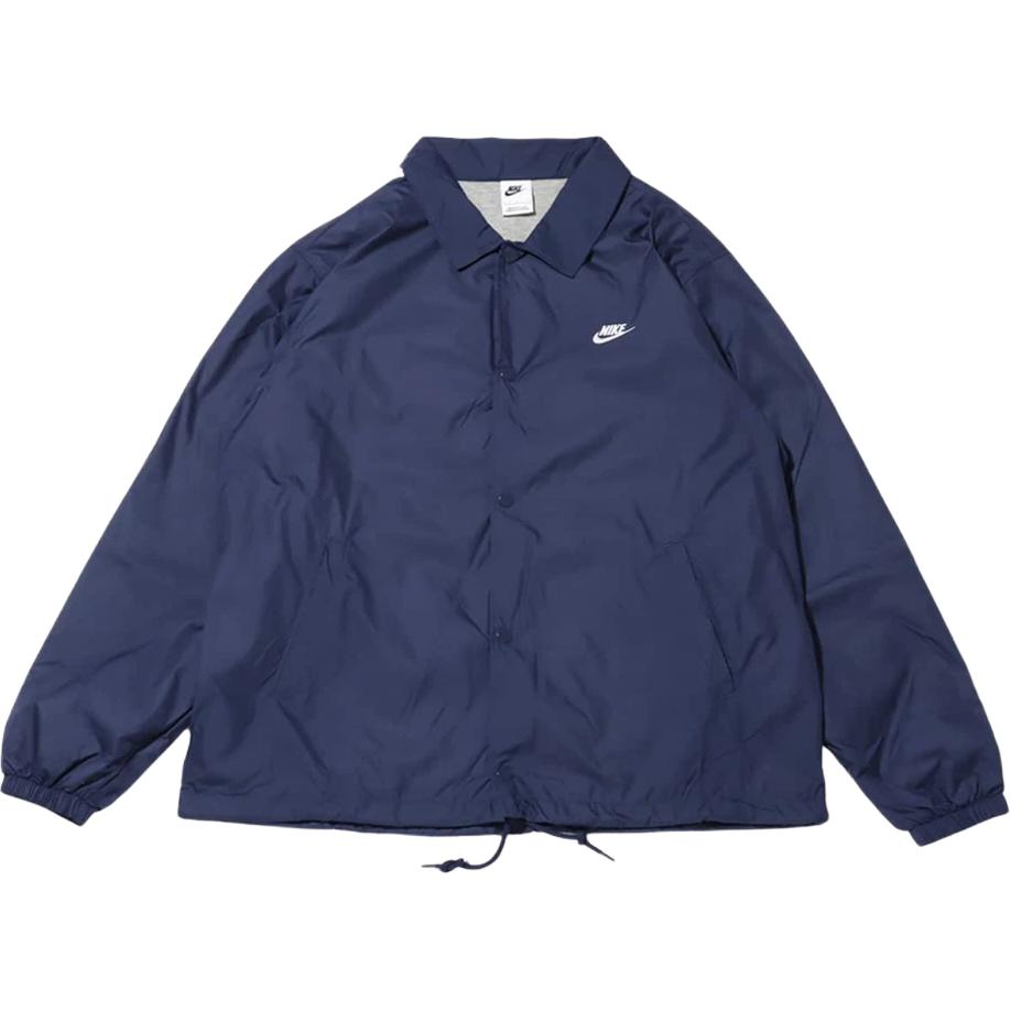 Nike Logo Polo Collar Single-Breasted Pocket Loose Coach Jacket Men jackets FN3317-451
