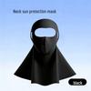 Hyaluronic Acid Sun Protection Face Mask with Eye Corner Guard - Breathable, Washable, Seamless, High UV Protection