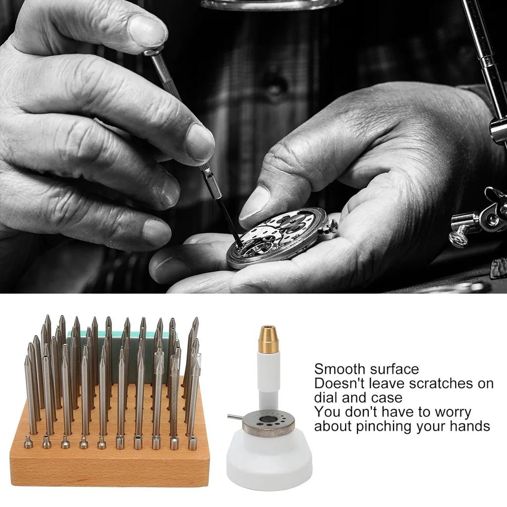 Watch Repair Tool China Made Clone Bergeon 5285 Watchmakers Staking Tool Set for Watch Repairs Dismantle Parts and Balance Wheel