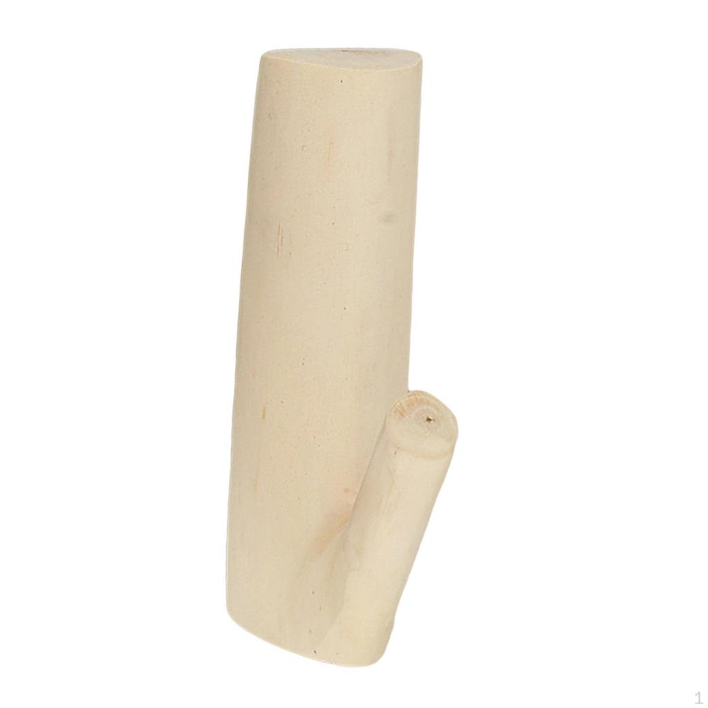 Decorative Wood Hook, Rustic Hat Coat Wall Sticker Key Holder, Tree Branch Hook for