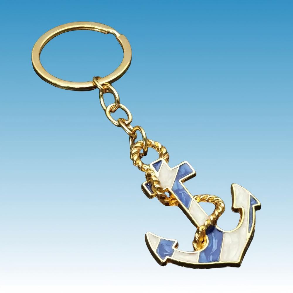 Charm Retro Metal Ship Anchor Keychain Bag Hanging Adventure Shipr Pirate Keyring Badge Car Key Trendy Personalization Gifts