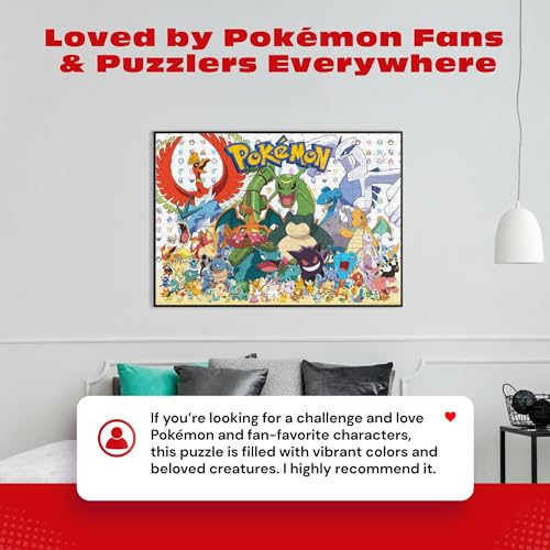 Buffalo Games Pokémon Fan Favorite 300-Piece Large Jigsaw Puzzle, Multicolor, 55cm x 38cm