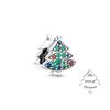 New Christmas Charm 925 Sterling Silver Santa Claus Reindeer Talking Snowman Bead Fit Original Fashion Bracelet Women Jewelry