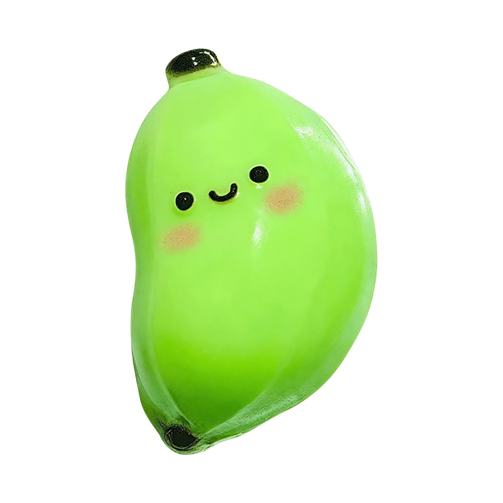 

Yolk-shaped Rice Ball -toy, Egg-shaped Viral Imitation -oy, TPR Stress-relief Toy зелёный