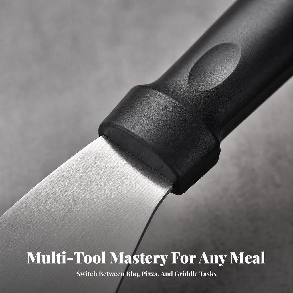 Flat-Surface Griddle Tools Kit Heavy Duty Stainless Steel