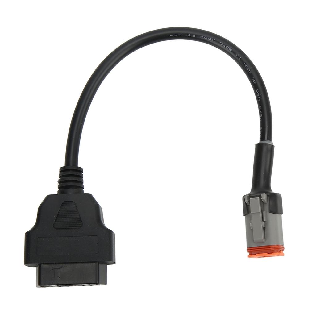 Motorcycle 4Pin To 16Pin OBD2 Diagnostic Cable Code Reader Convertor Scanner Adaptor 12?24V