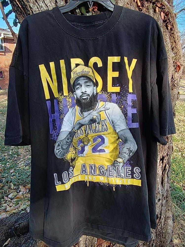 New Nipsey Hussle Hussle & Motivate Gift For Fans Unisex S-5XL Shirt MD249 Unisex T-Shirt S