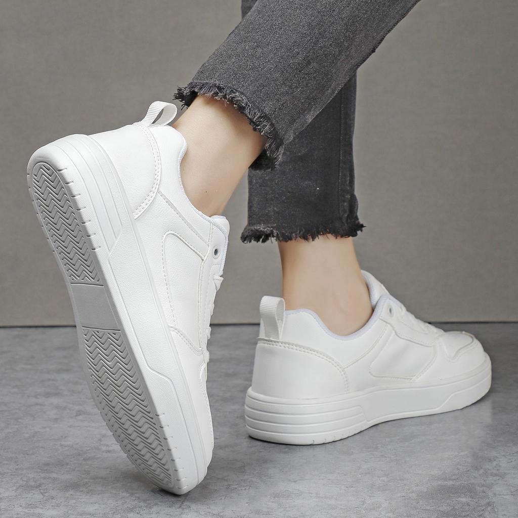 Damenschuhe Skateboardschuhe für Damen Sneaker Leichtgewicht Weiß Schwarz Sportschuhe